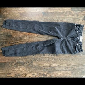 Free People Front Seam Skinny jeans in black